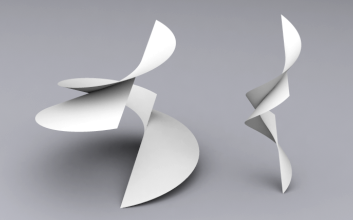 Helicoid Developable.png